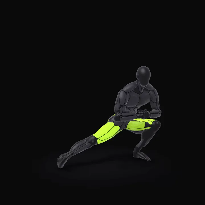 Animation 3D : Squat cosaque